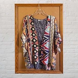 Cato Sheer Wrap Kimono Cardigan Size XL